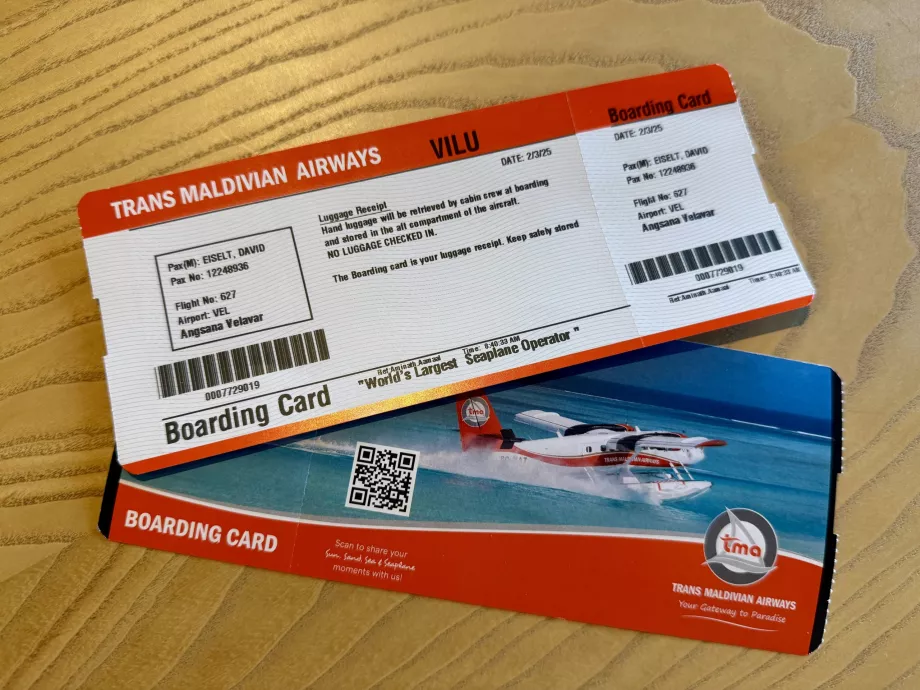 Lėktuvo bilietai Trans Maldivian Airways