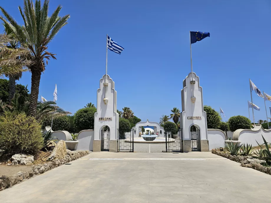 Įėjimas į Kallithea šaltinius