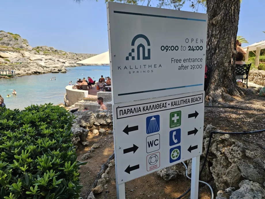 Darbo laikas Kallithea Springs