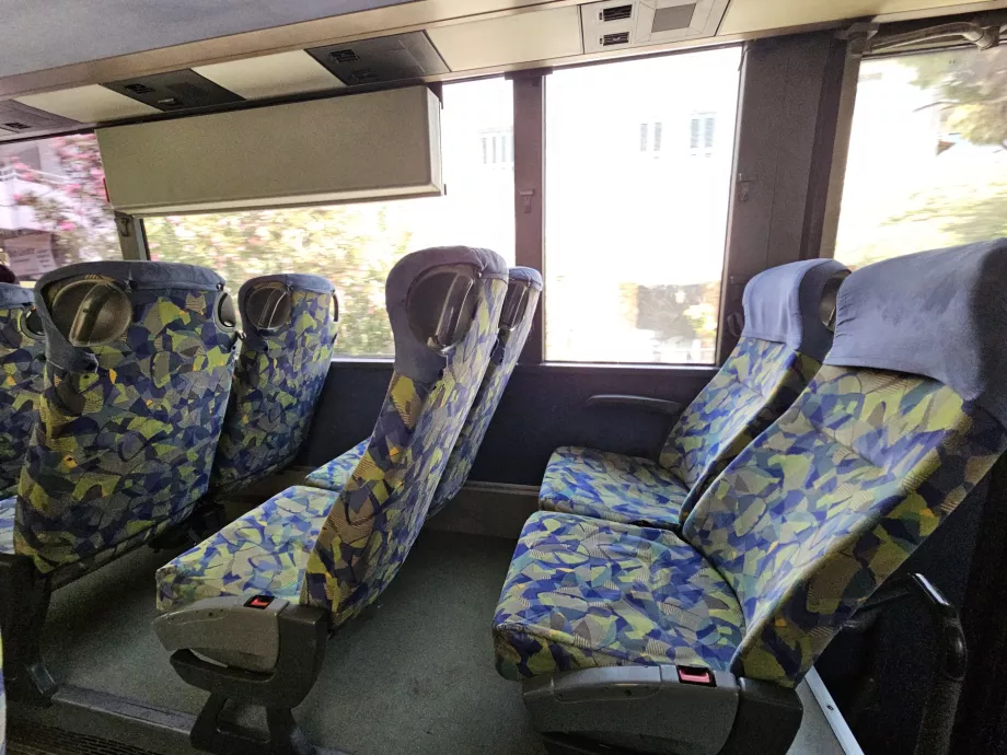 KTEL autobusų interjeras