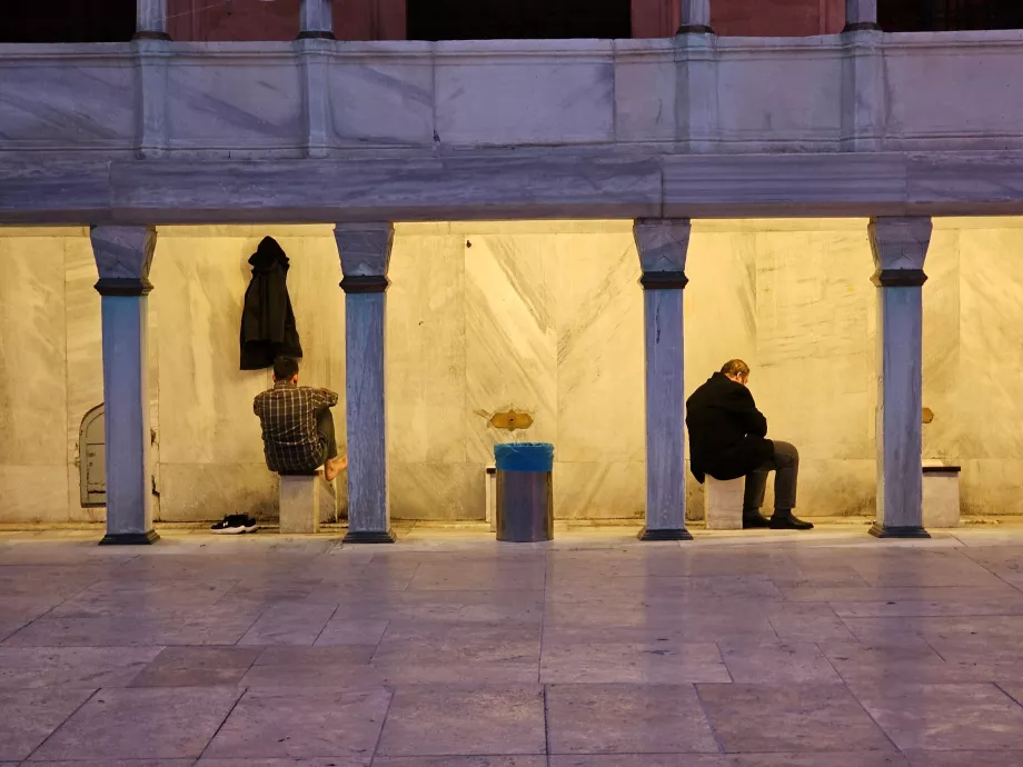 Mėlynoji mečetė, prausyklos