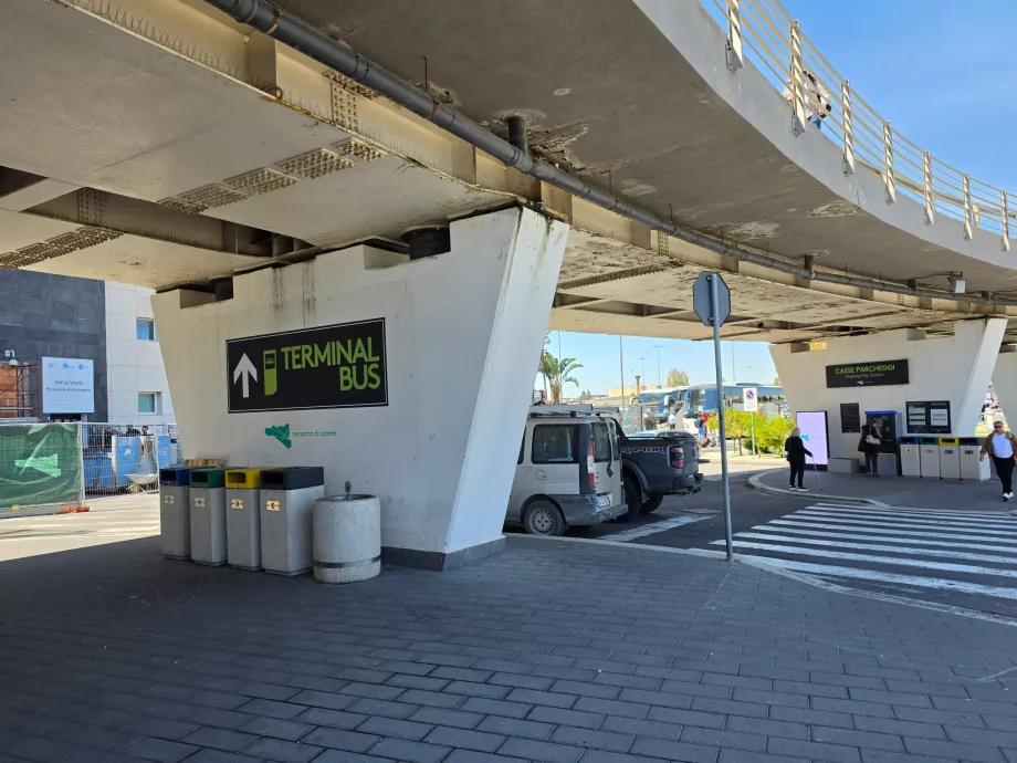 Kelias į autobusų terminalą