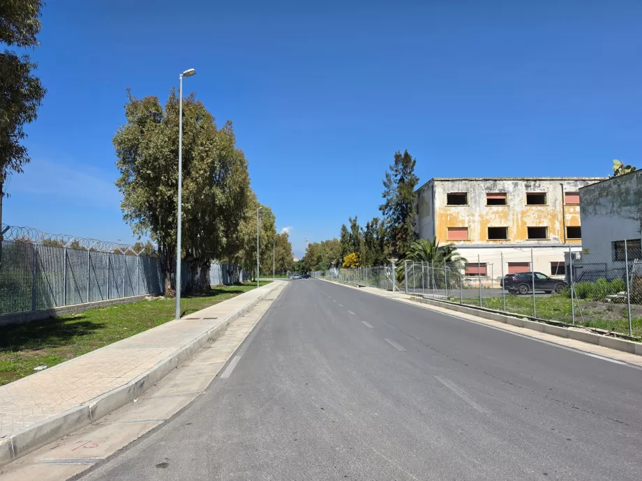 Pėsčiųjų maršrutas nuo terminalo iki geležinkelio stoties