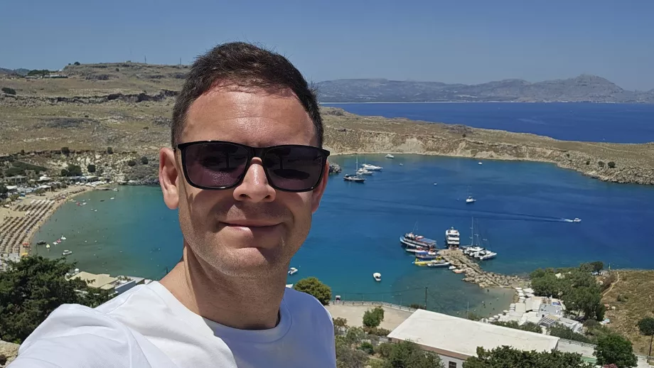 Kristoforas, Lindos Akropolis