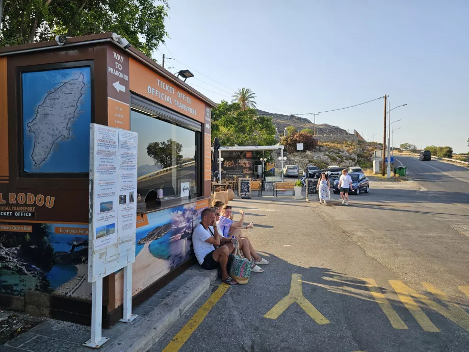 Autobusų bilietų pardavimas, Lindosas