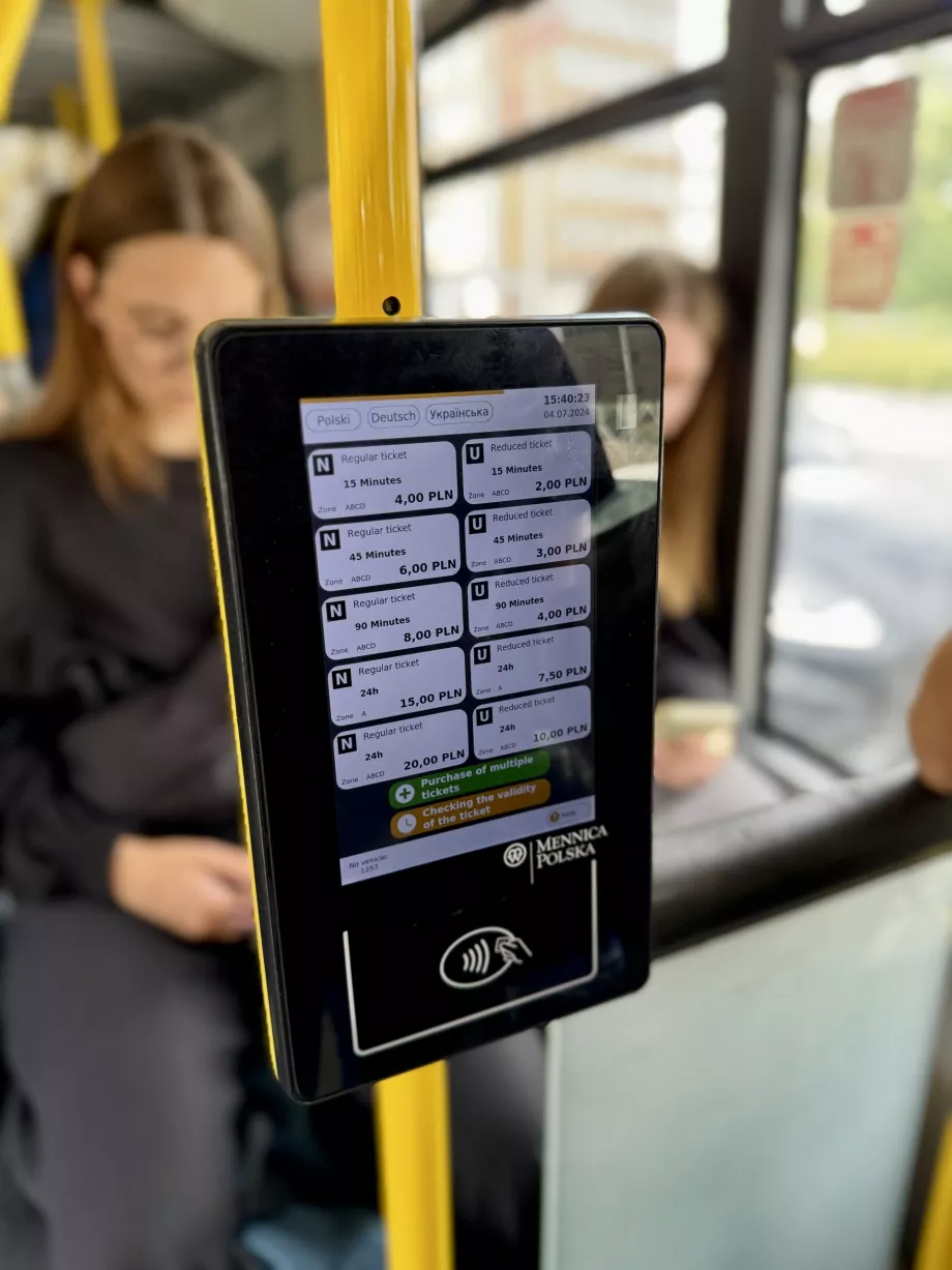 Terminalas, kuriame galima nusipirkti bilietą į autobusą