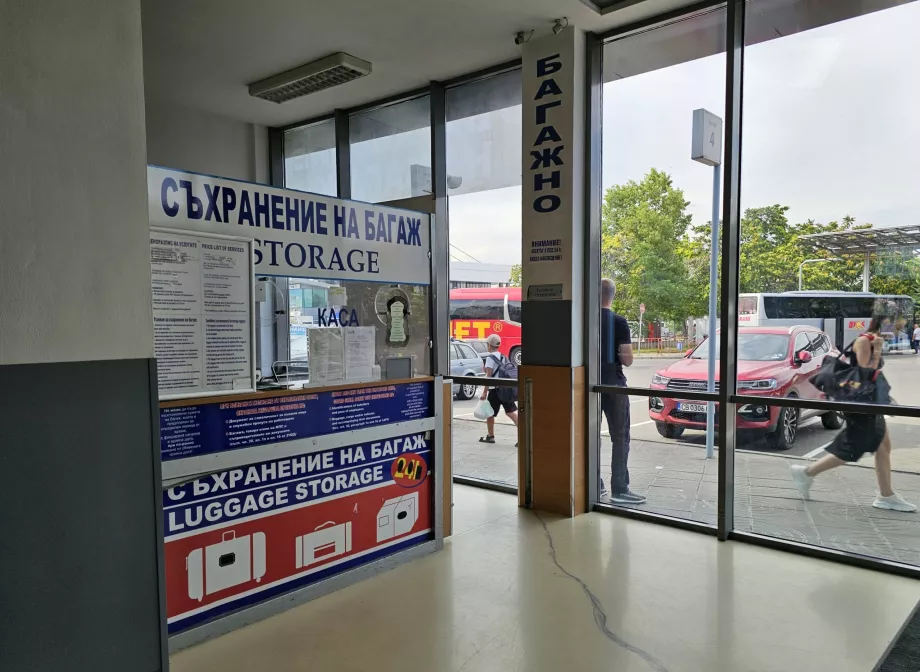 Bagažo saugykla, autobusų stotis
