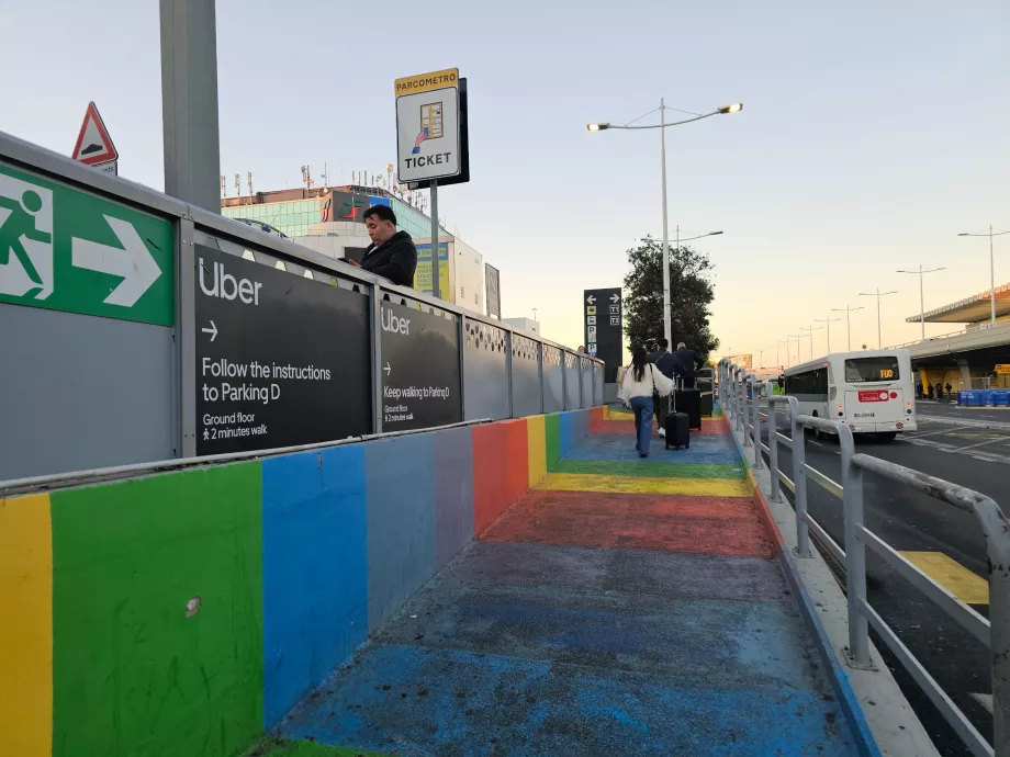 Kaip nuvykti į „Uber“ paėmimo vietą