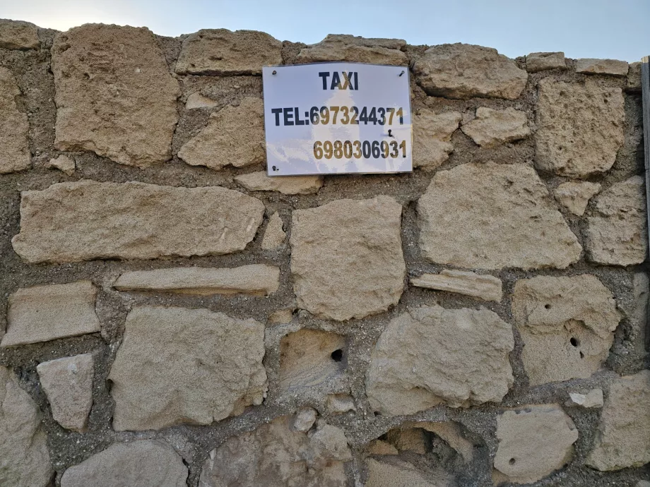 Taksi telefono numeris