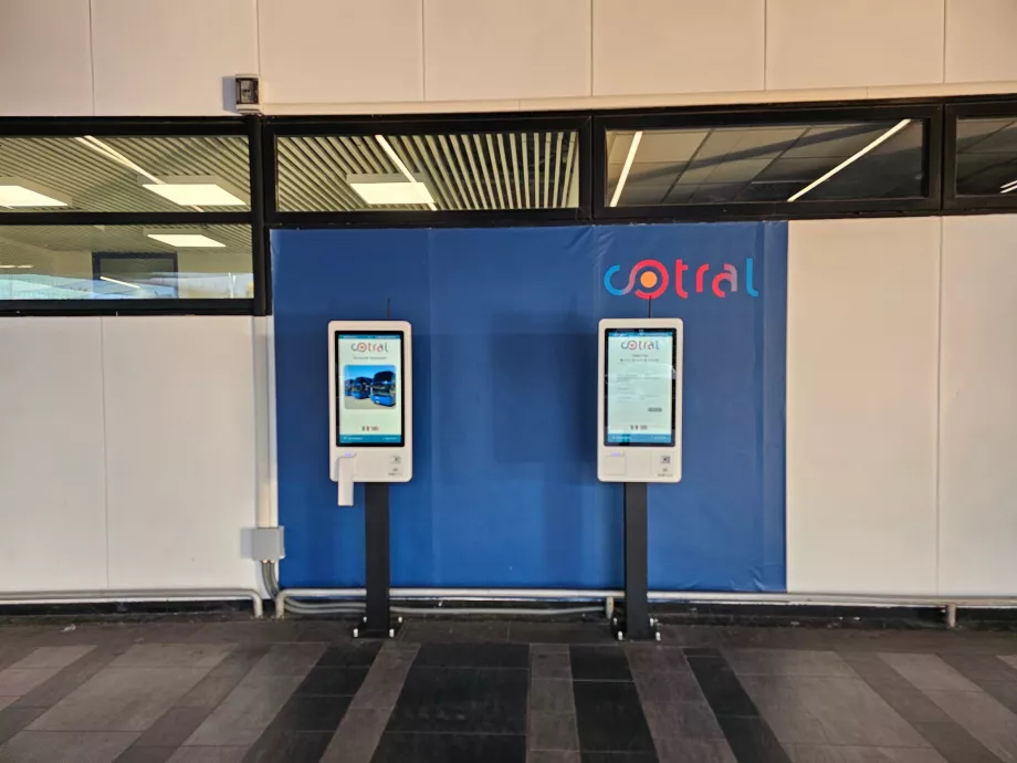 „Cotral“ autobusų bilietų automatai