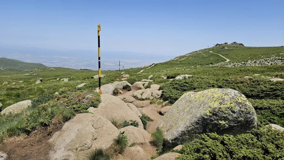 Kelias į Černý vrch