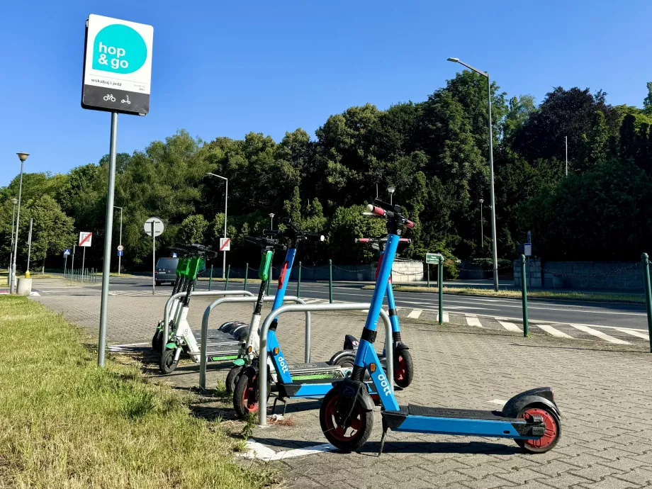 Elektriniai paspirtukai Poznanėje
