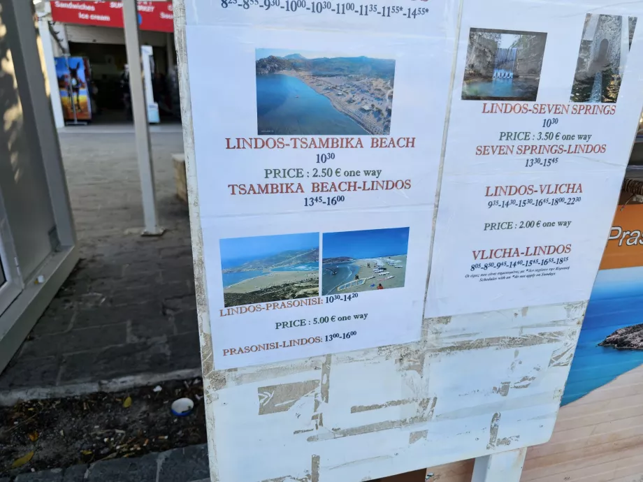 Tvarkaraštis Lindos