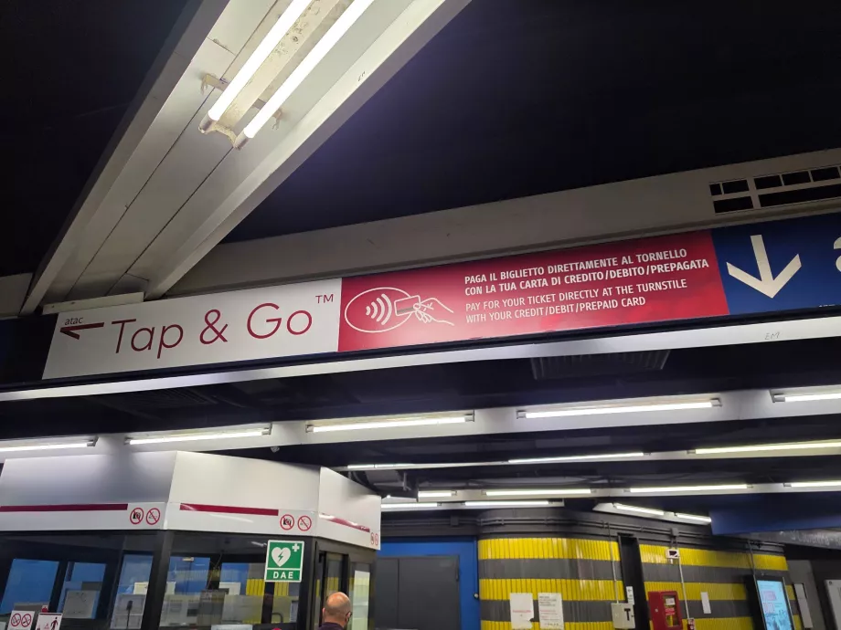 Informacija apie bekontaktį važiavimo metro apmokėjimą