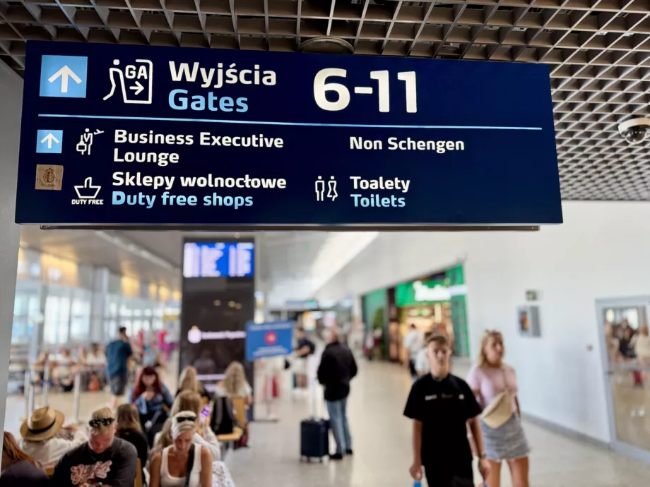 Oro uosto laukimo salės navigacija