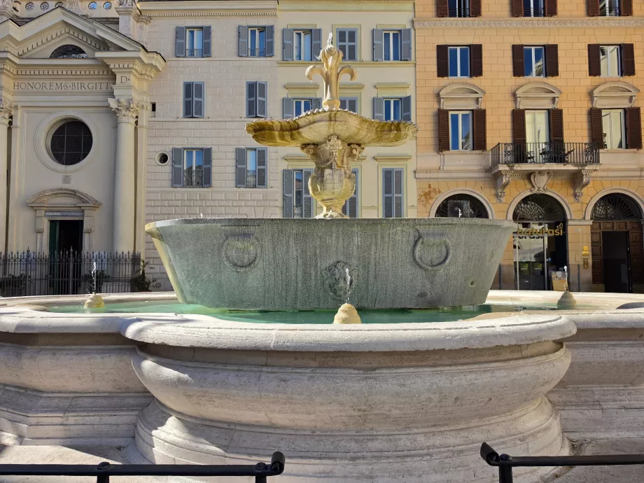 Campo de' Fiori, fontanas