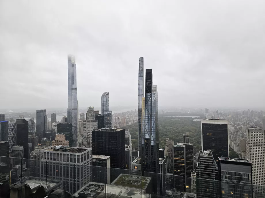 Rokfelerio centras - vaizdas į Centrinį parką