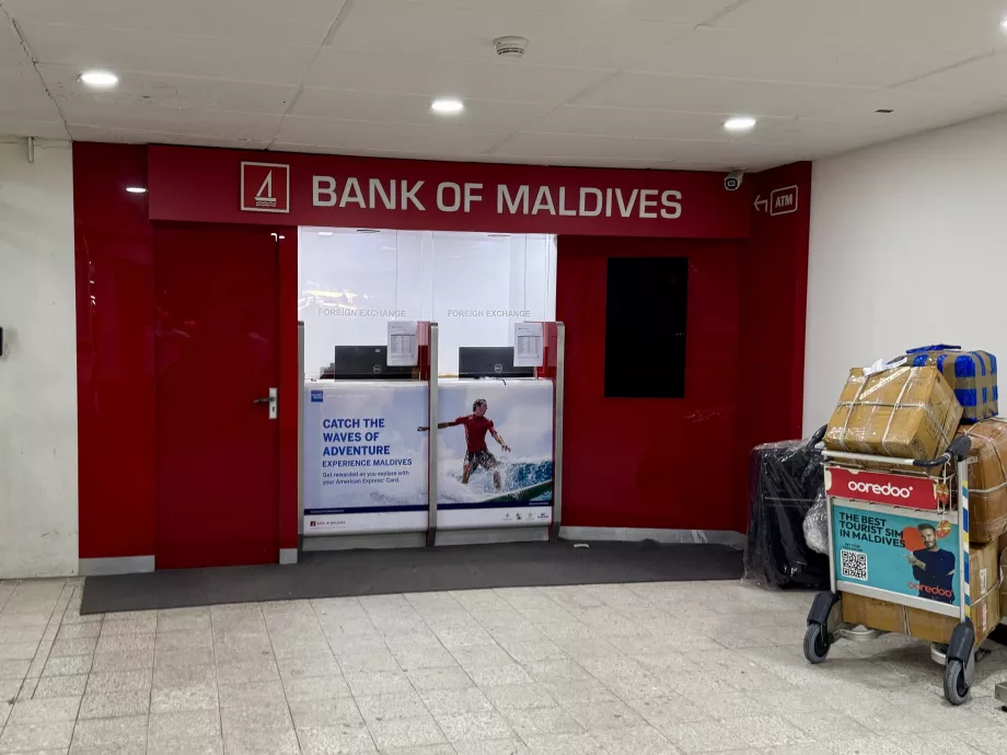 Maldyvų bankas Malės MLE oro uoste