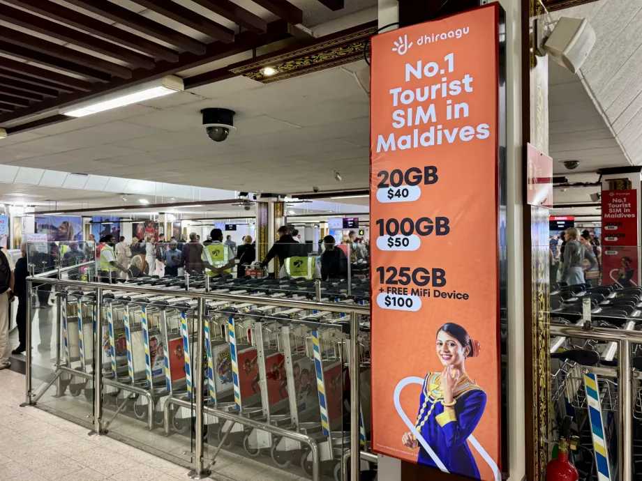 SIM kortelė Dhiraagu Small MLE