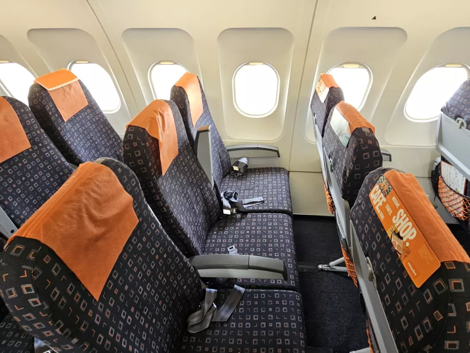 "easyJet" sėdimos vietos