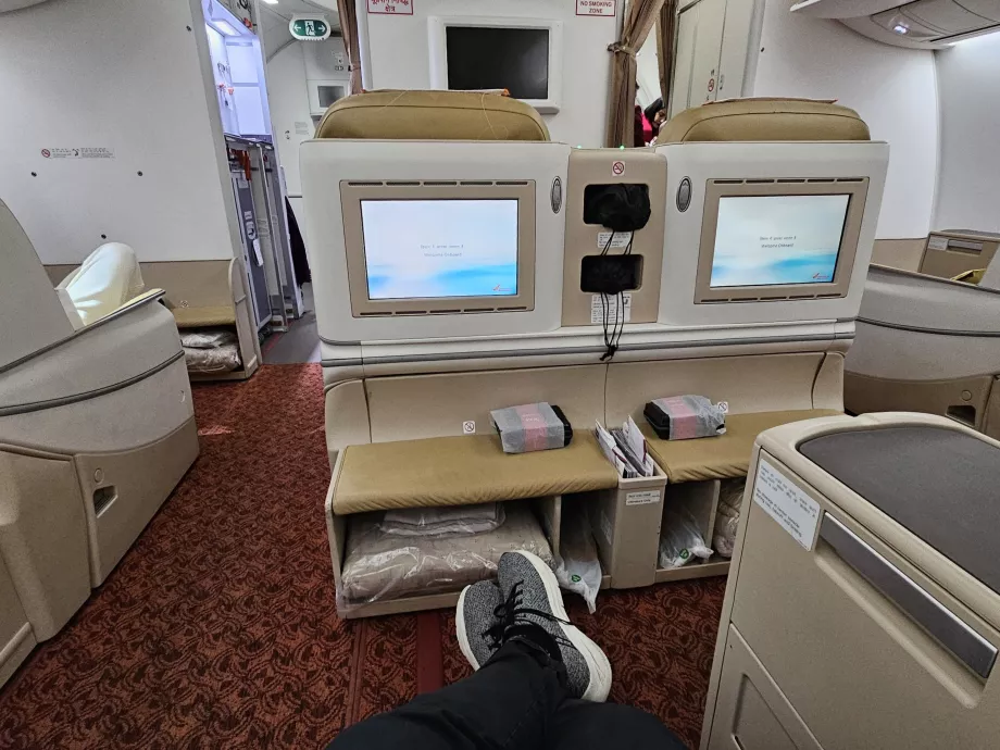 Kojų erdvė, "Boeing 787", 2D sėdynė