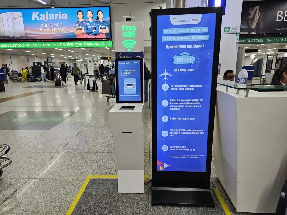 "Wi-fi" slaptažodžio kioskas