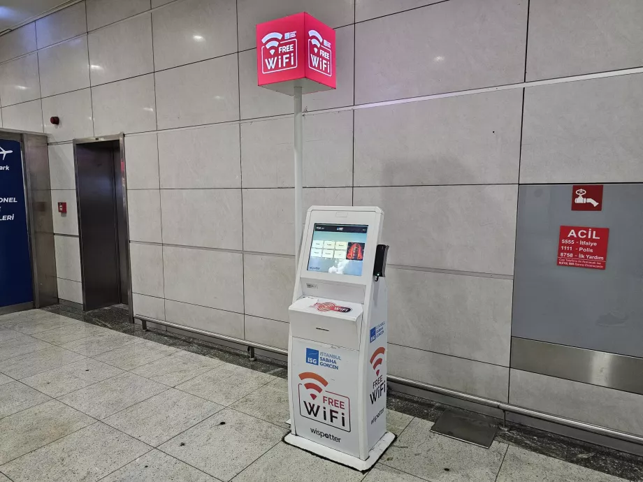 "Wi-fi" interneto slaptažodžio kioskas