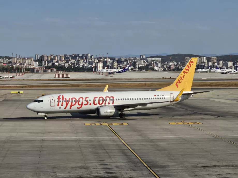 "Pegasus Airlines", "Boeing 737-800", Stambulo SAW oro uostas