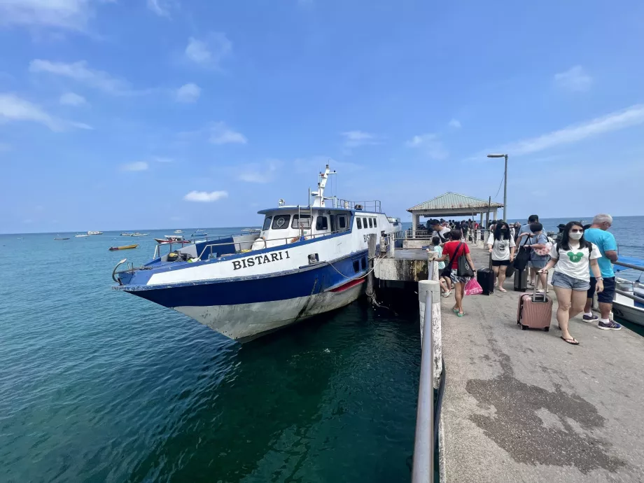 Bluewatter valtis Bistari dėl Tioman