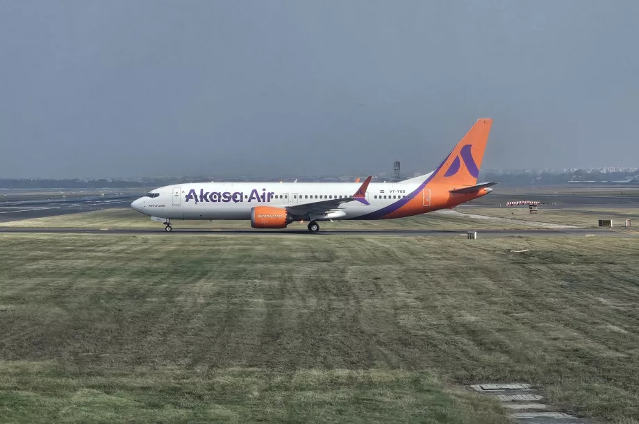 "Akasa Air", Boeing 737, Delio oro uostas