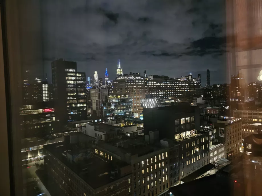 Iš kambario atsiveria vaizdas į Empire State Building