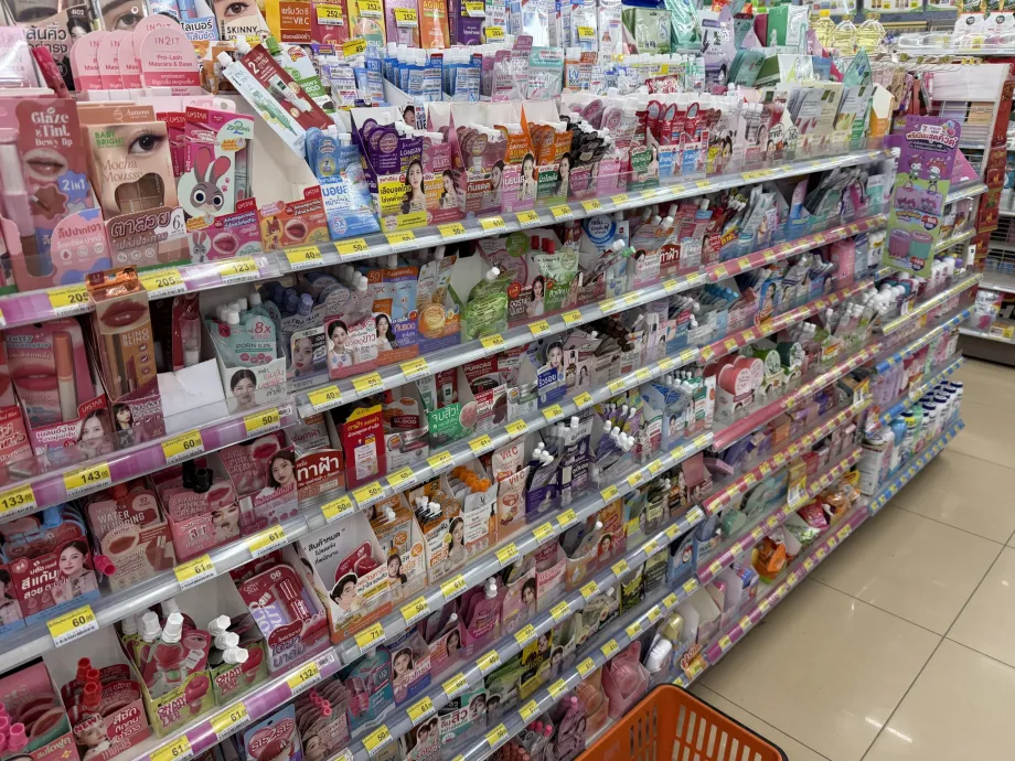 Lentyna su kosmetika