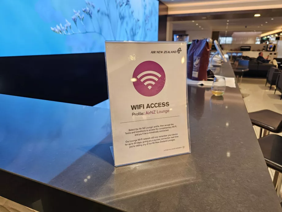 "Wi-fi", ANZ poilsio kambarys