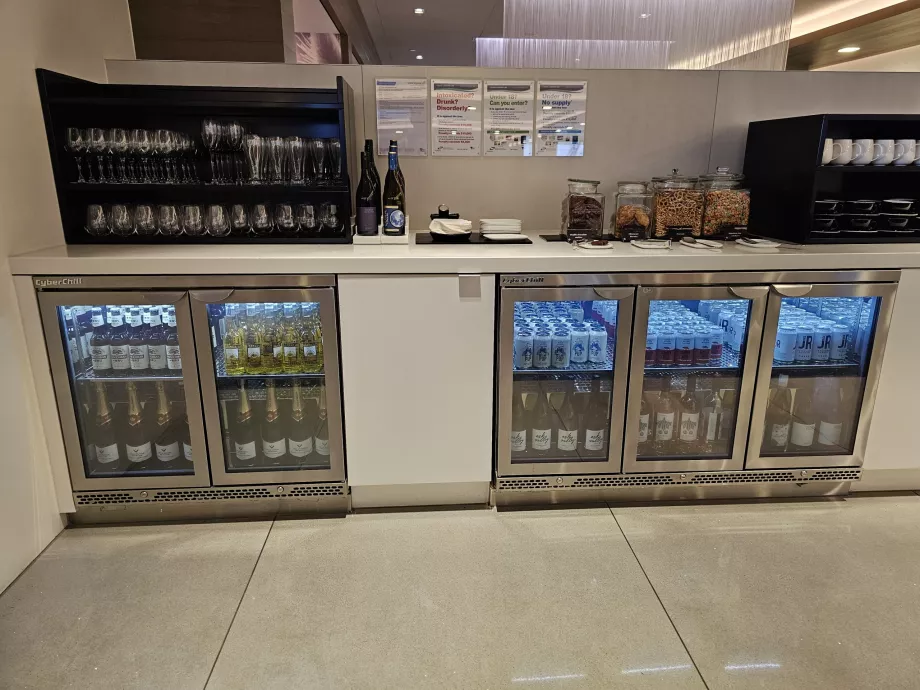 ANZ Lounge, alkoholiniai gėrimai